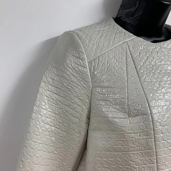 Whistles Women's Animal Print Wool Lined Full Zip Trench Coat Dress Size S‎ - Picture 4 of 14